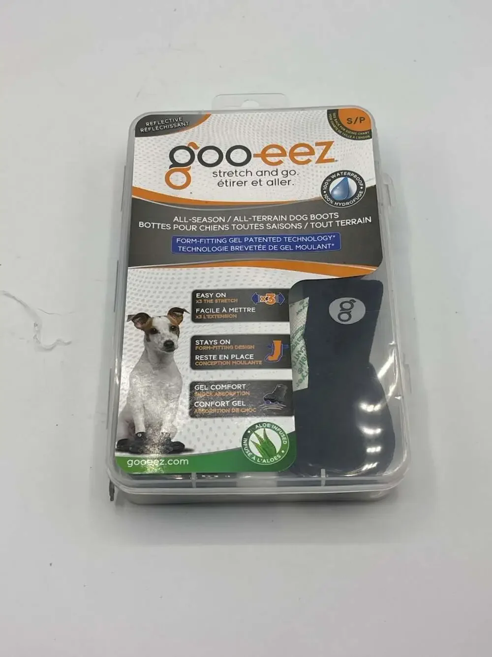 Goo-eez All-Season All-Terrain Dog Boots Size S/P Black